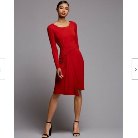 Bailey 44 Dresses & Skirts - Bailey 44 Cleo Twist Front Jersey in Lipstick Red